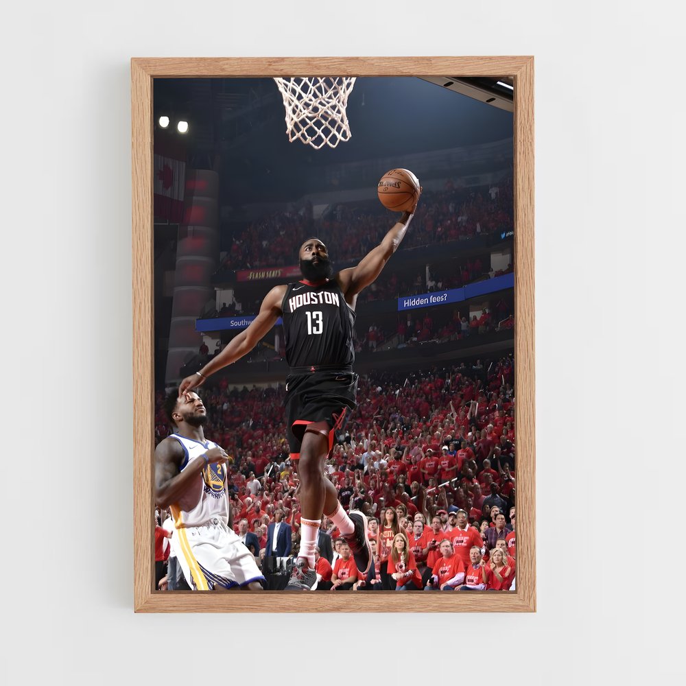 Poster James harden – affiche Basketball (vue 4)